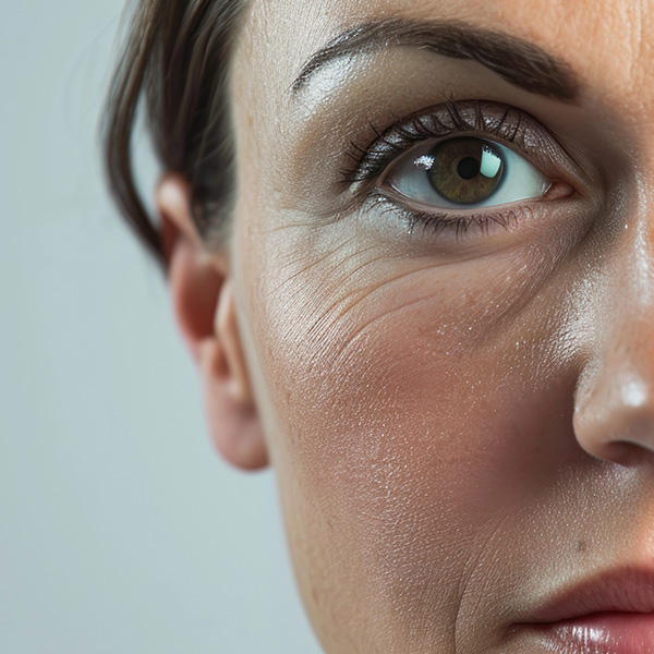 Ácido hialurónico arrugas ojos antes