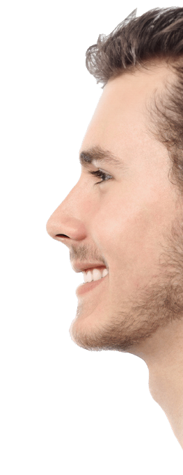 Cirugía plástica de la punta de la nariz.